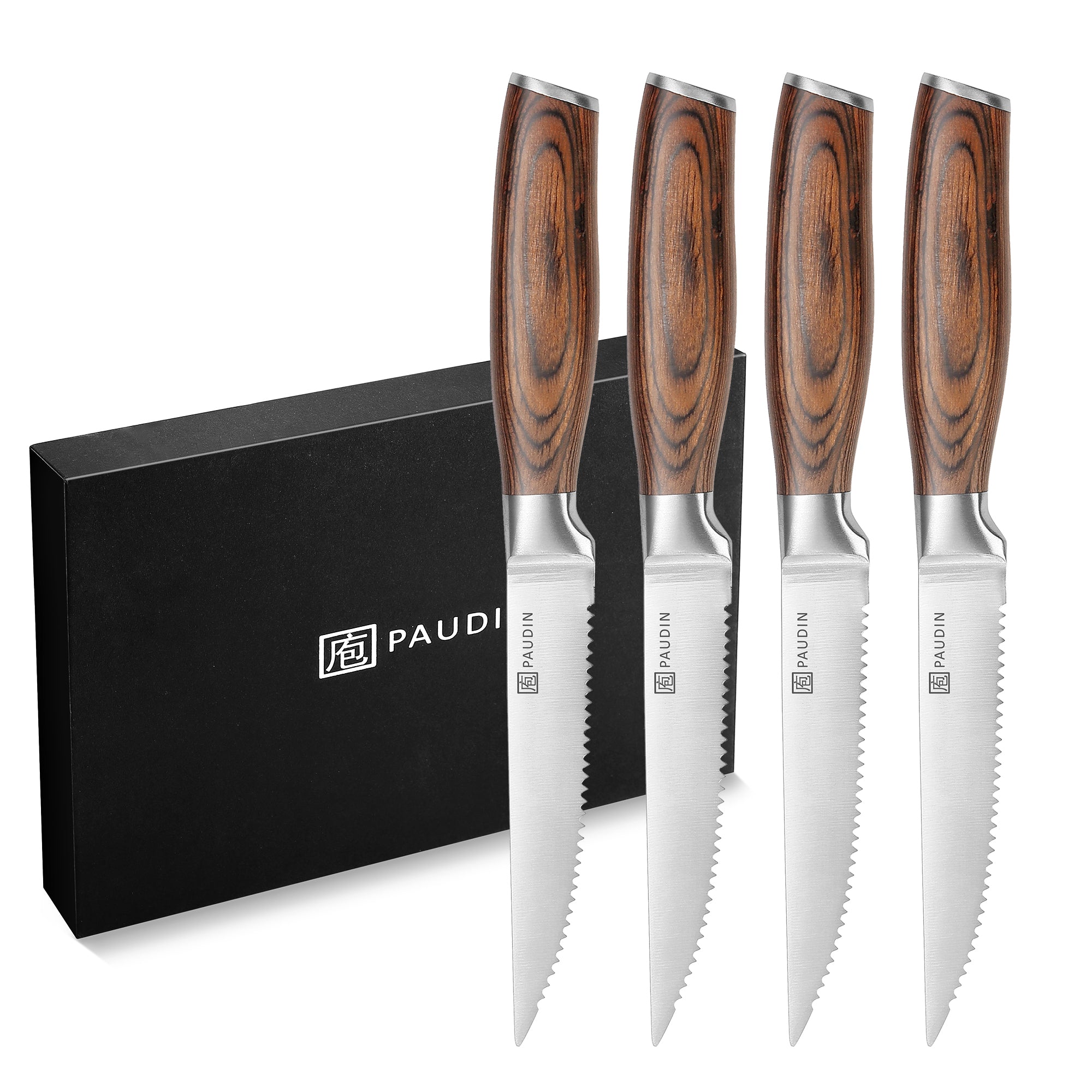 4-PC, PICKWILL 4.5" Steak Knife Set