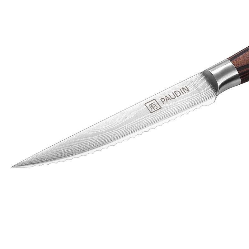 6 - PC, Ultra Sharp 4.5" Steak Knife Set - Urbanedges