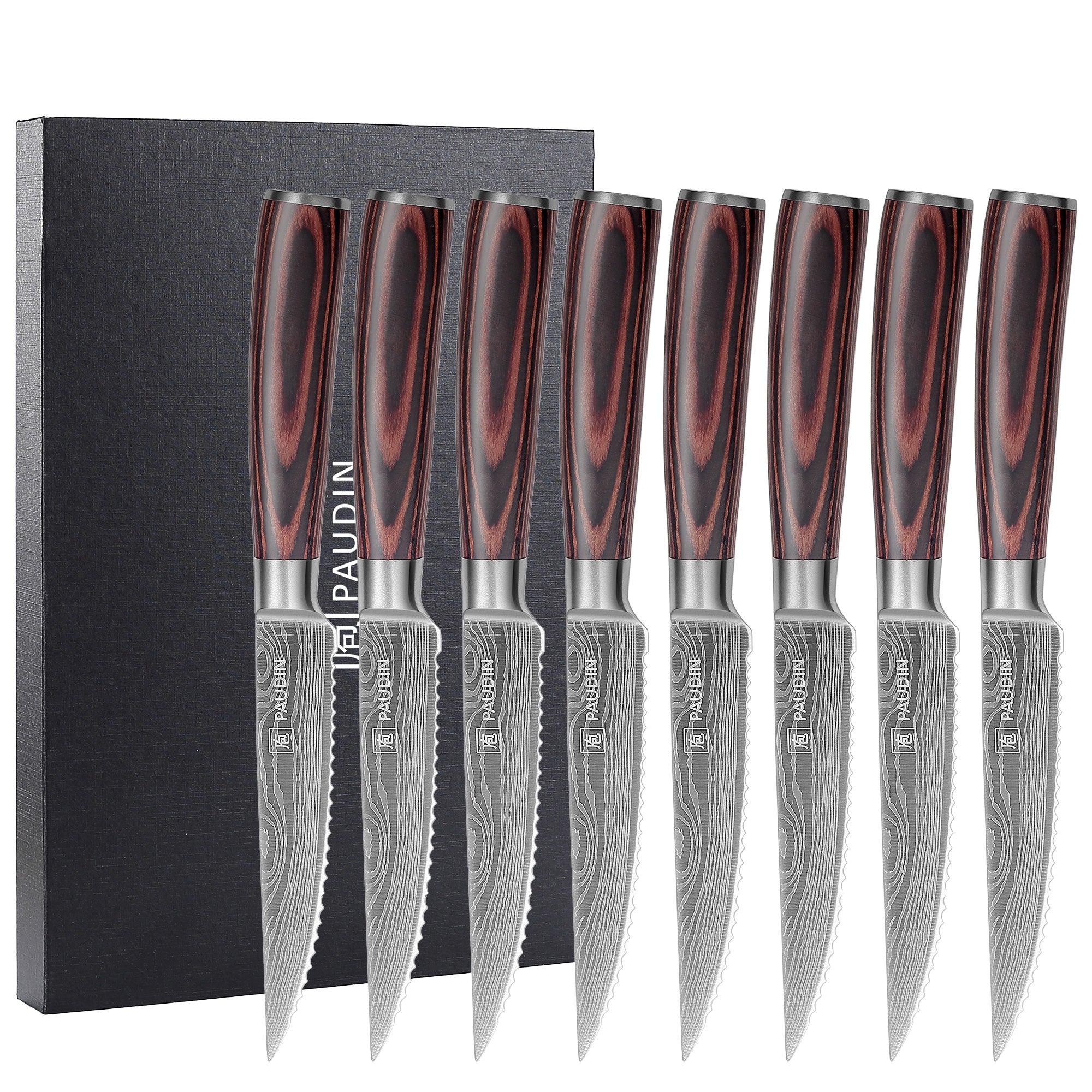 8 - PC, Ultra Sharp 4.5" Steak Knife Set - Urbanedges