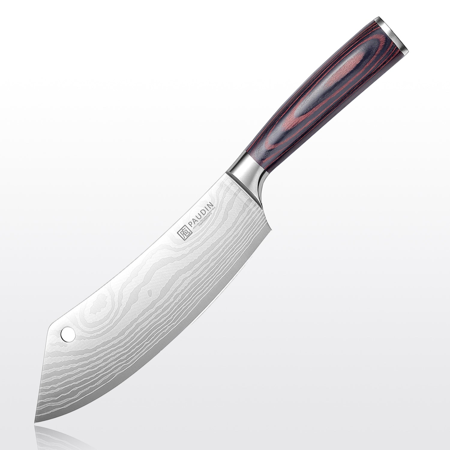 PAUDIN Meat Cutting 8″ Butcher Knife for Bone & Meat Cutting, High Carbon Stainless Steel