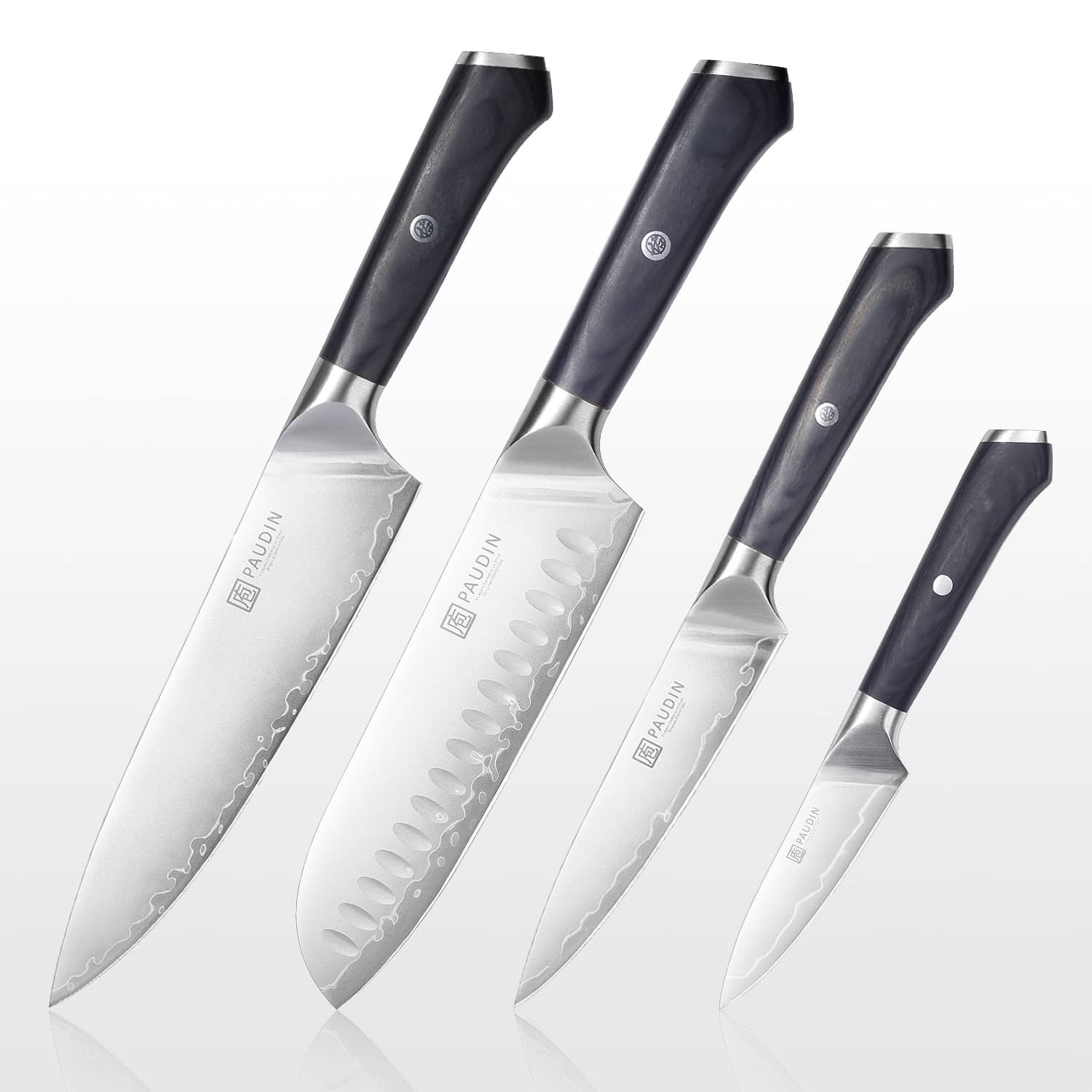 PAUDIN Artemis 4-PC Damascus Knife Set