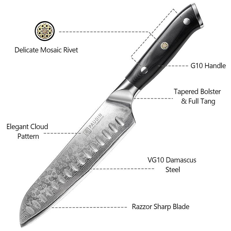 Cloud Premium 7" Santoku Knife - Urbanedges