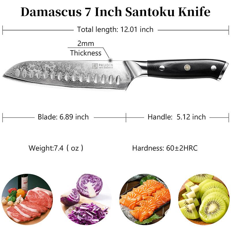 Cloud Premium 7" Santoku Knife - Urbanedges