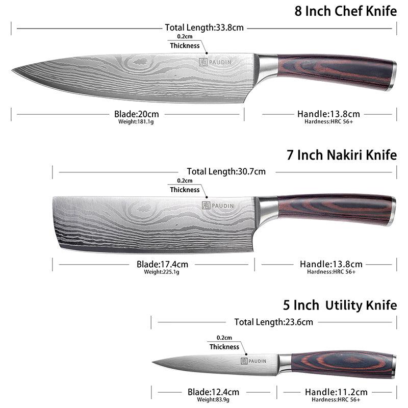 NS1 Universal Classic 3 - PC Knife Set - Urbanedges
