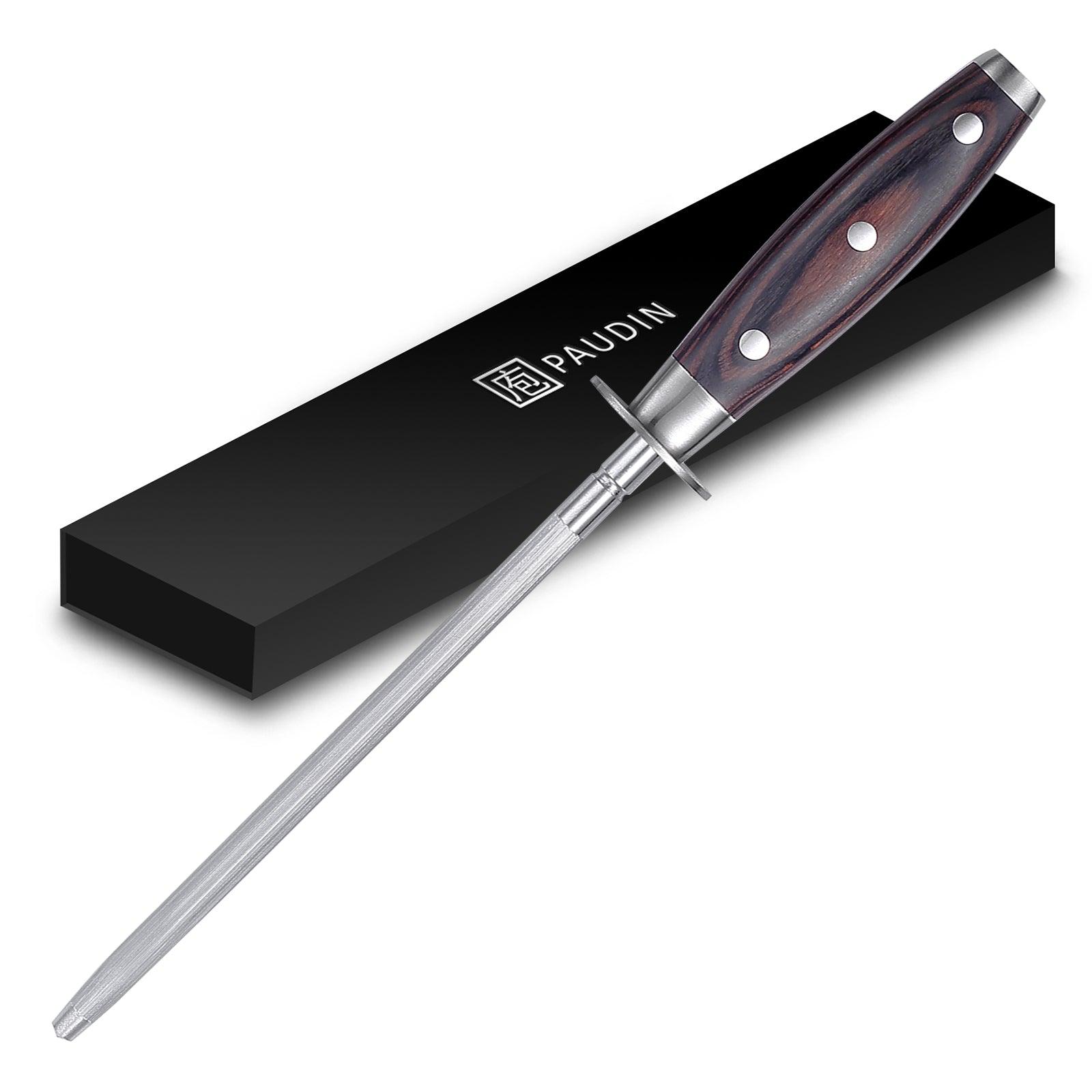 PAUDIN 10 Inch Knife Sharpener Rod - Urbanedges