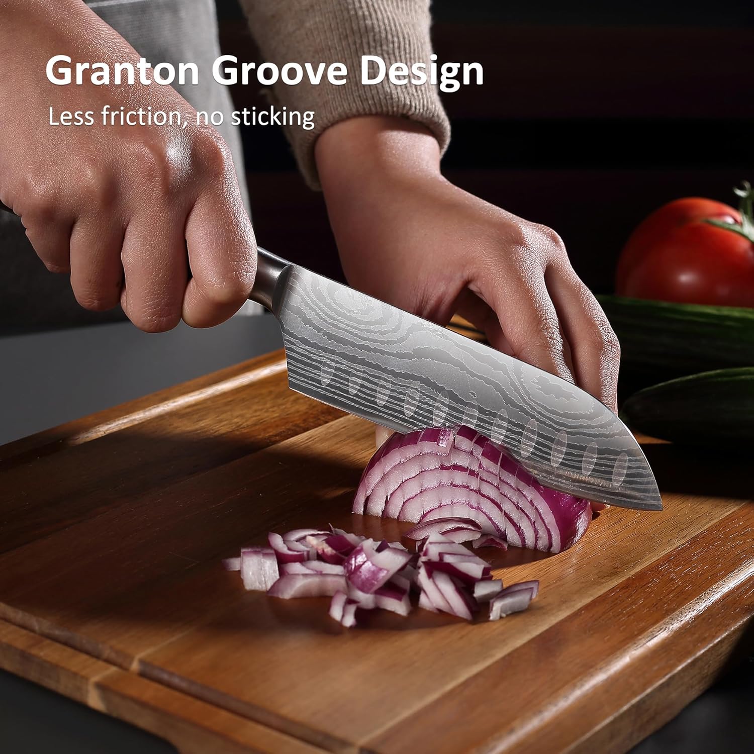 PAUDIN 5” Santoku Knife - Japanese Chef Knife, Ultra Sharp Kitchen Blade - Urbanedges