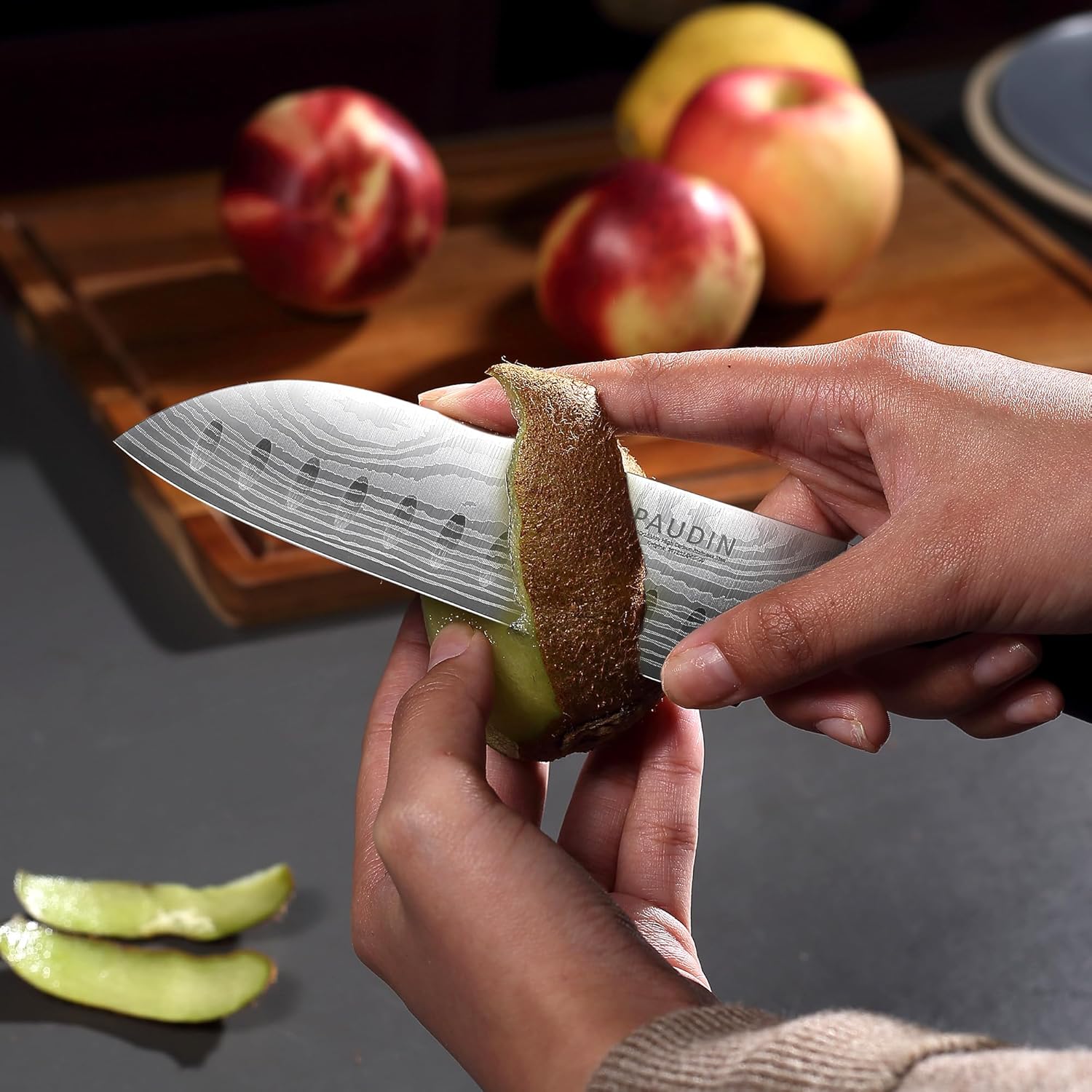 PAUDIN 5” Santoku Knife - Japanese Chef Knife, Ultra Sharp Kitchen Blade - Urbanedges