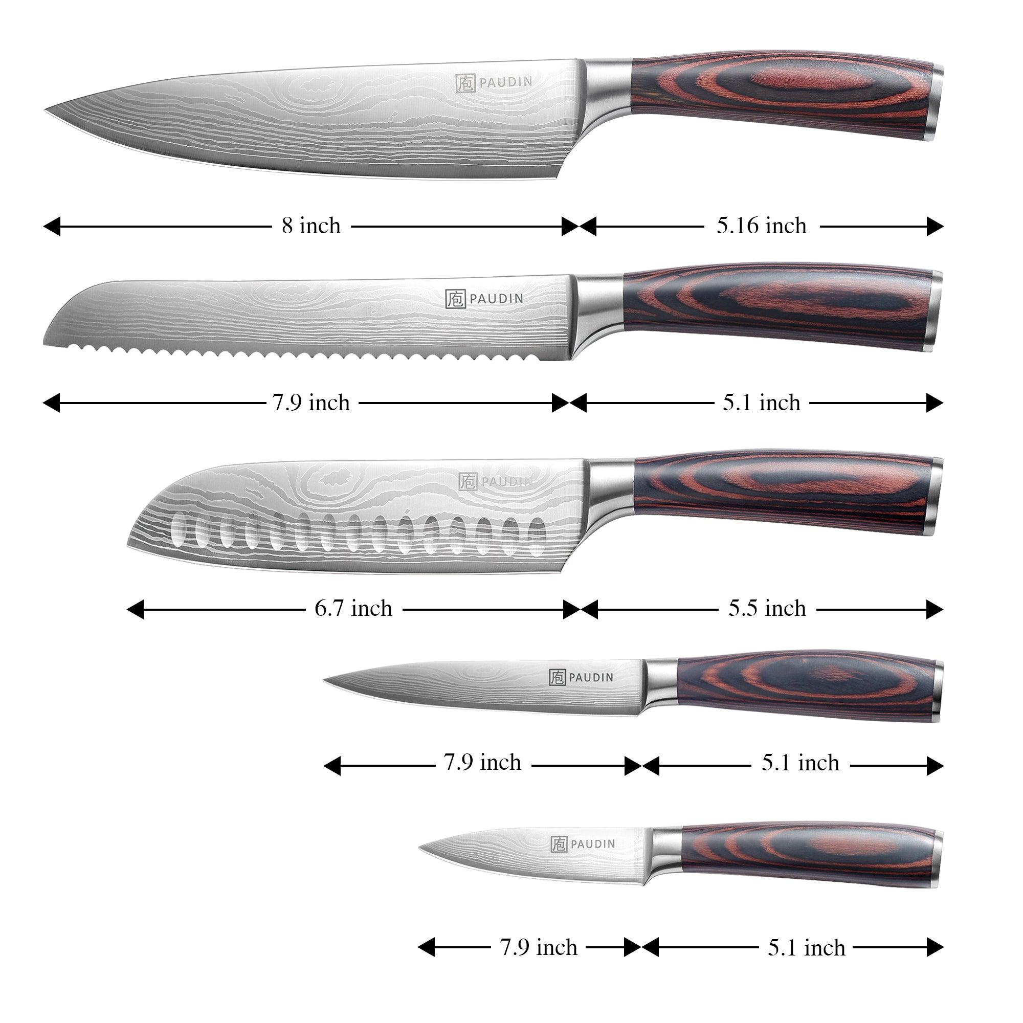PAUDIN NS5 Universal Classic 5 - PC Knife Set - Urbanedges