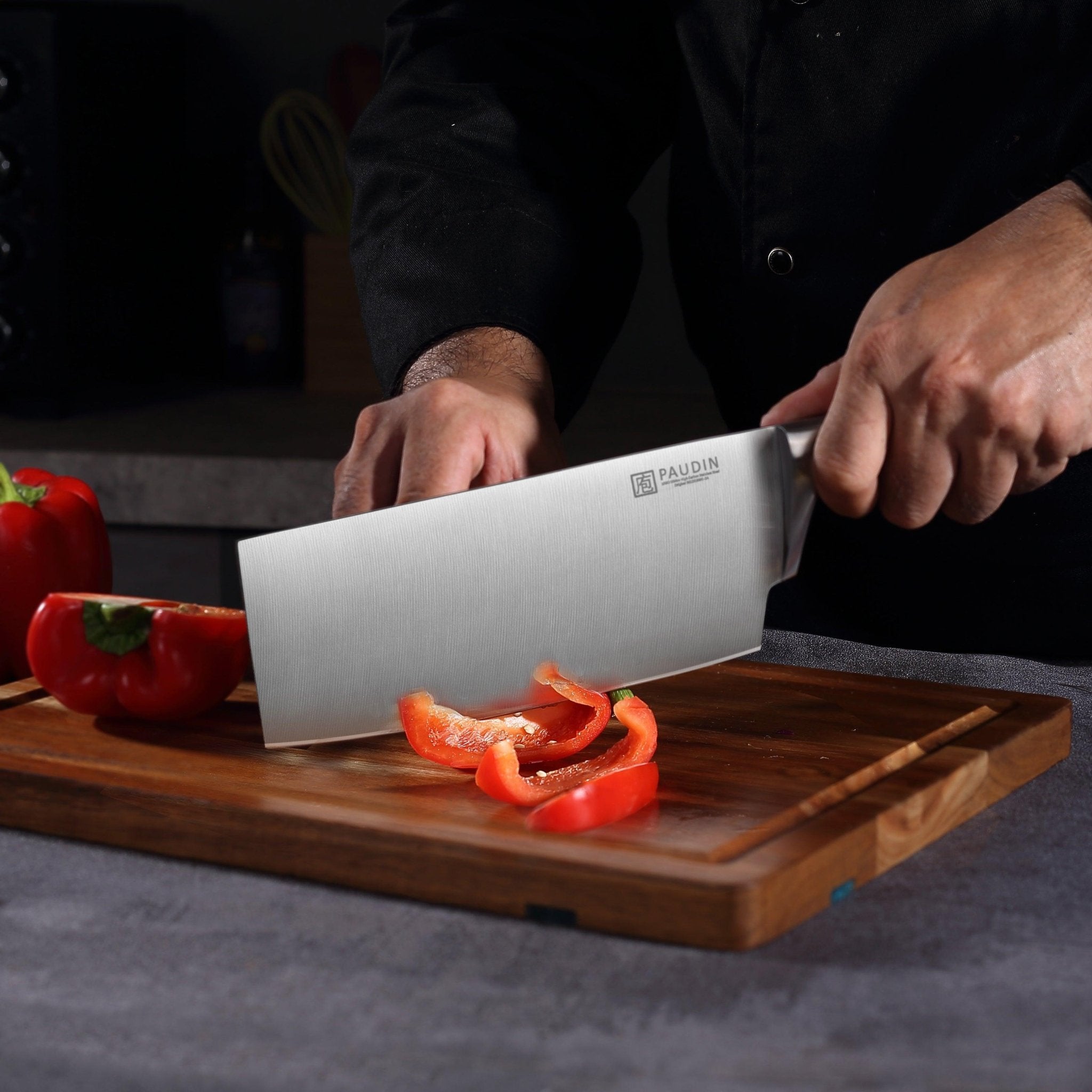 PAUDIN Swiss 7" Cleaver Knife - Urbanedges