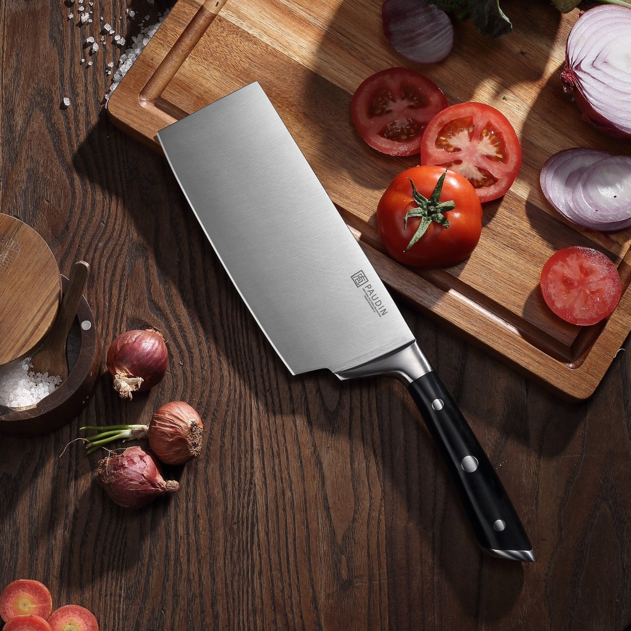 PAUDIN Swiss 7" Cleaver Knife - Urbanedges