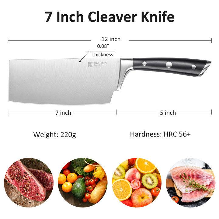 PAUDIN Swiss 7" Cleaver Knife - Urbanedges