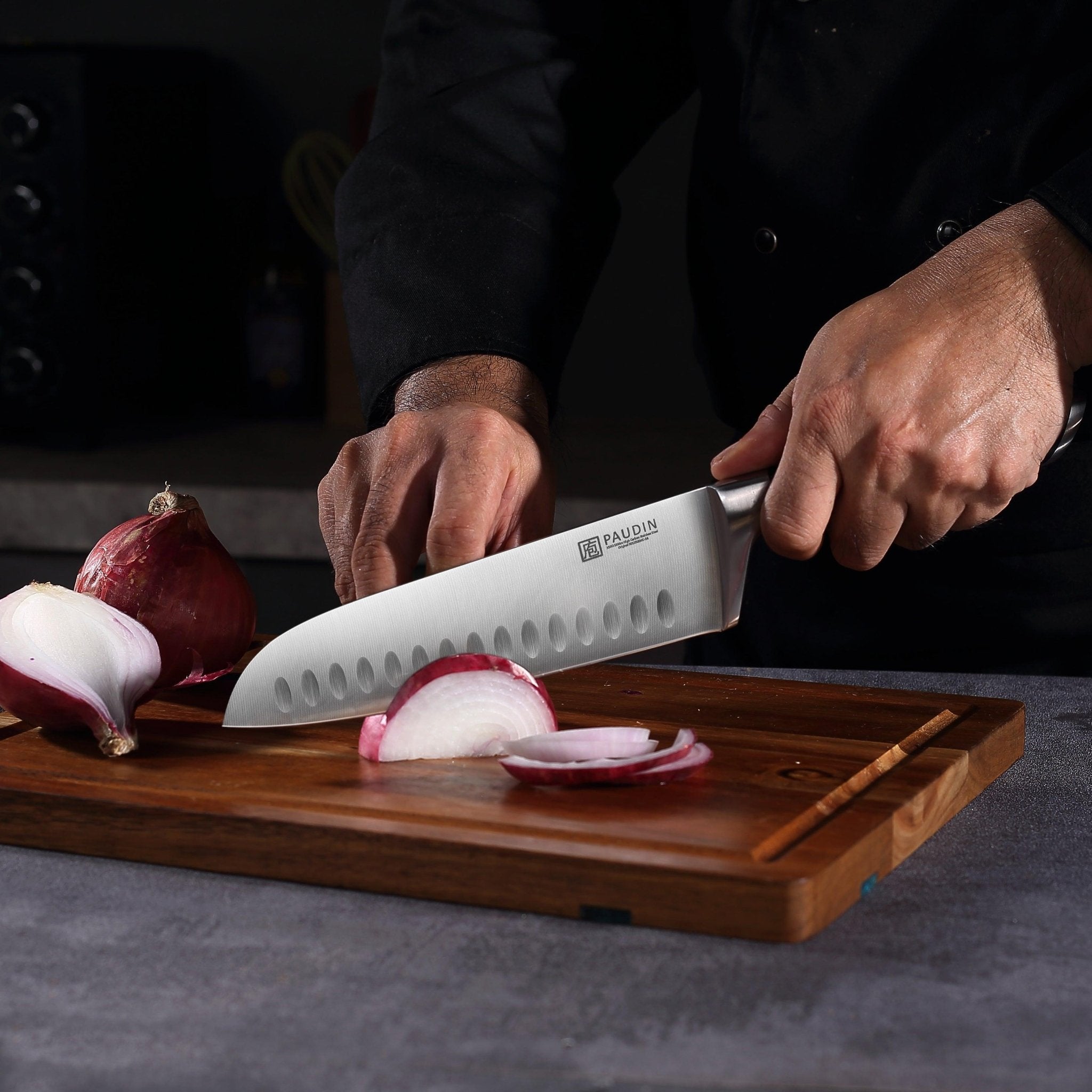 PAUDIN Swiss 7" Santoku Knife - Urbanedges