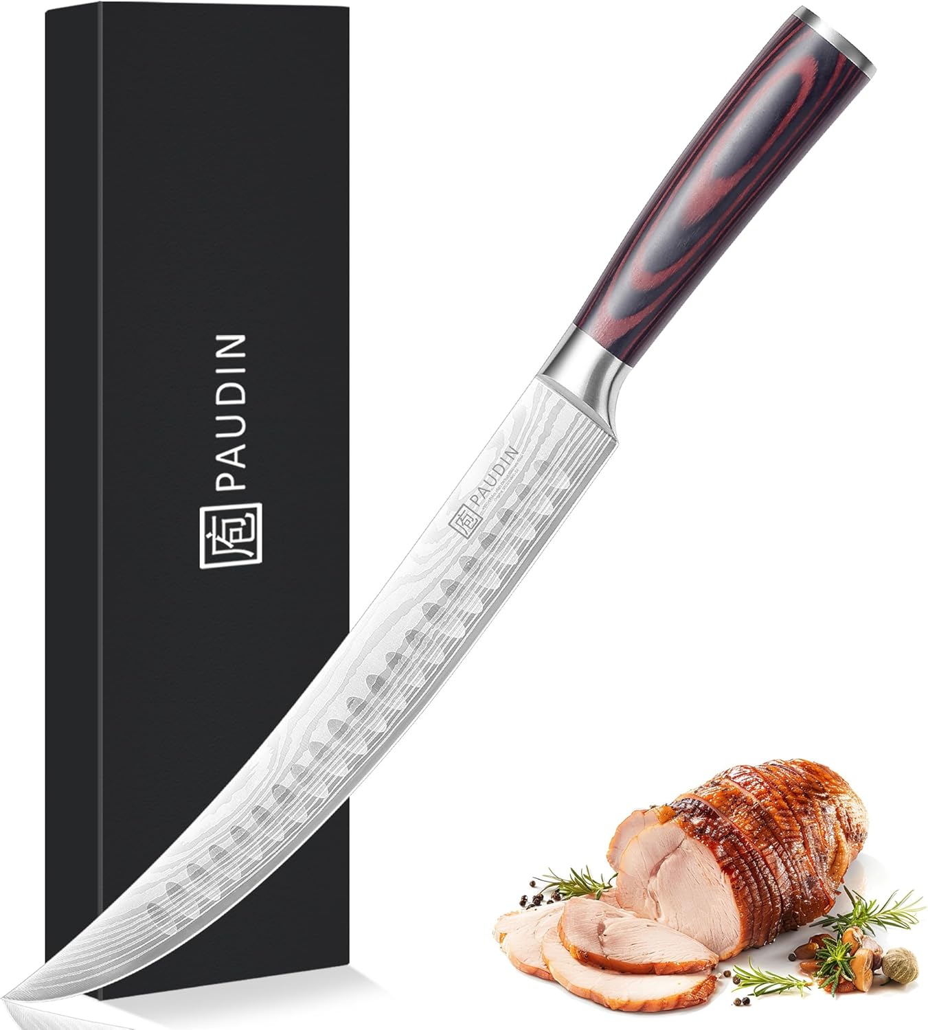 PAUDIN UNIVERSAL CLASSIC 10″ Butcher Knife,For Poultry Beef Pork Meat, Ergonomic Handle Design - Urbanedges