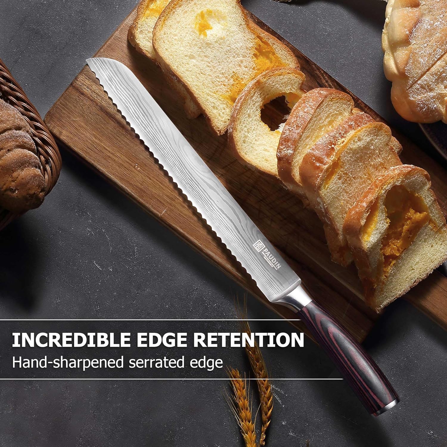 PAUDIN UNIVERSAL CLASSIC 10 inch Bread Knife - Urbanedges