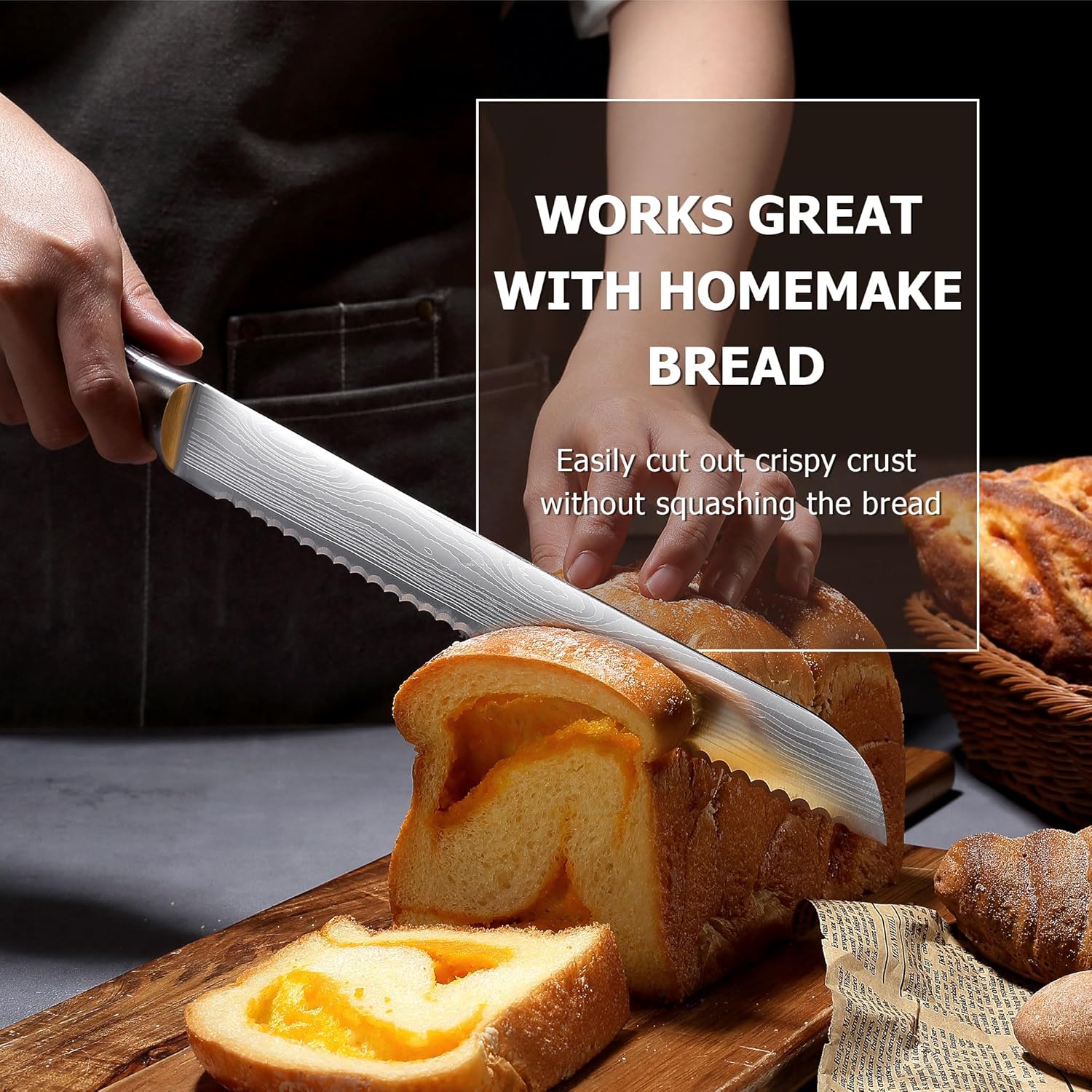 PAUDIN UNIVERSAL CLASSIC 10 inch Bread Knife - Urbanedges