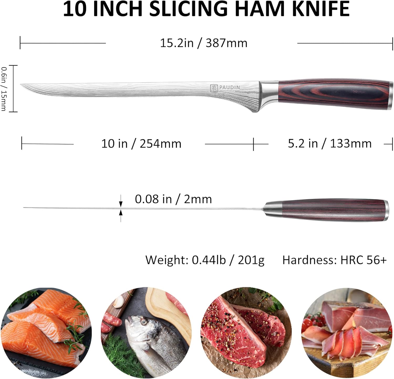 PAUDIN UNIVERSAL CLASSIC 10 Inch Carving Knife - Urbanedges